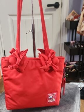 Coachtopia Red Bow Accent Tote